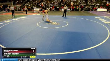 3rd Place Match - Brody Bogard, Amherst vs Hunter Oborny, Milford