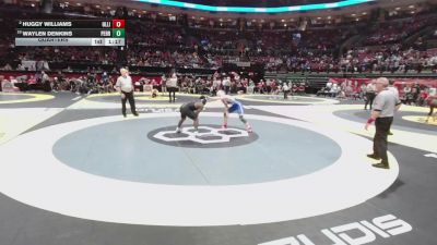 144 lbs Quarters - Waylen Denkins, Perrysburg vs Huggy Williams, Olen. Liberty