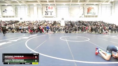 116 lbs Champ. Round 1 - Anthony Chuquilin, Club Not Listed vs Marco Provenzano, Fairport Jr. Red Raiders Wrestling