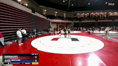 155 lbs Round 3 - Madison Evey, Bison Takedown Club vs Alana Hercules, Oklahoma