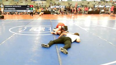 106 lbs Rr Rnd 1 - Cameron Schofield, Illinois Menace - HSB vs Jax Brentzel, TDWC Maniacs Grey - HSB