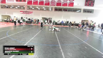 133 lbs Quarterfinal - Ryan Arbeit, Hofstra-Unattached vs Brendon Ramsey, Brockport