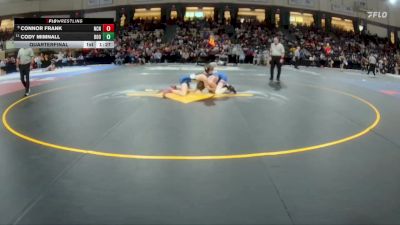 120-2A/1A Quarterfinal - Connor Frank, North Caroline vs Cody Mimnall, Boonsboro