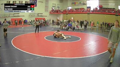 175 lbs Cons. Round 4 - Logan Crosby, Sprague vs Eli Wood, Newberg