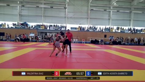 Valentina Diaz Circulo Cerrado - vs Edith Acosta Barreto 2025 ADCC South American Championship