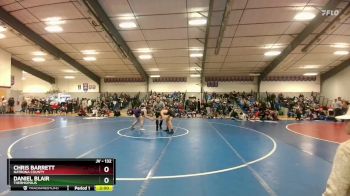 132 lbs Champ. Round 2 - Daniel Blair, Thermopolis vs Chris Barrett, Natrona County