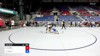 138 lbs Cons 16 #2 - Cooper Corder, IL vs Jake Kos, MN