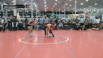 134 lbs Semifinal - Chase Williams, Team Shutt - HSC vs Gabe Campanelli, Kraken - HSC