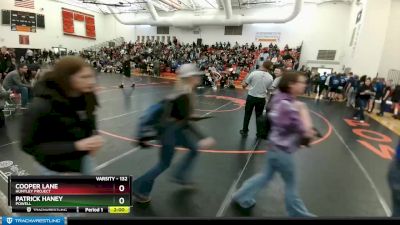 132 lbs Quarterfinal - Patrick Haney, Powell vs Cooper Lane, Huntley Project