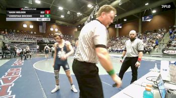 2A 132 lbs Semifinal - Christian Briceno, Millard vs Nash Nielsen, North Sevier
