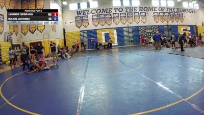 130 lbs Round 3 (6 Team) - Jasmine Serrano, Florida Phoenix Wrestling Club vs Isabel Alvarez, Big Money Moving