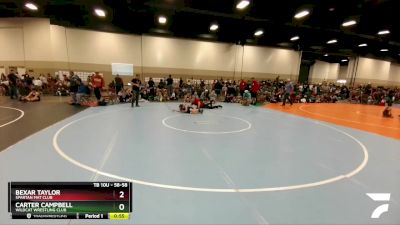 58-58 lbs Round 2 - Bexar Taylor, Spartan Mat Club vs Carter Campbell, Wildcat Wrestling Club