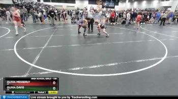 138 lbs Quarterfinal - Olivia Davis, CA vs Olivia Messerly, KY