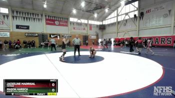 125 (127) Champ. Round 2 - Mason Harsch, Monte Vista (Danville) vs Jackeline Madrigal, Vintage
