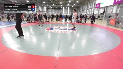 285 lbs Champ. Round 1 - Kaiden Reedy, Washington vs Logan Leeson, Inland Northwest Wrestling Training Center