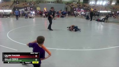 55 lbs Semifinal - Dallas Pierce, The Swarm Wrestling Club vs Calvin Thacker, TNWA