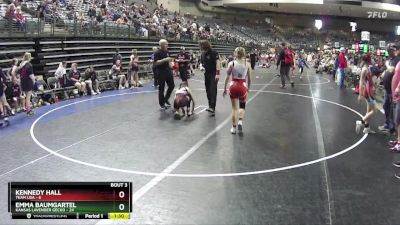 95 lbs Round 2 (4 Team) - Emma Baumgartel, Kansas Lavender Gecko vs Kennedy Hall, Team USA