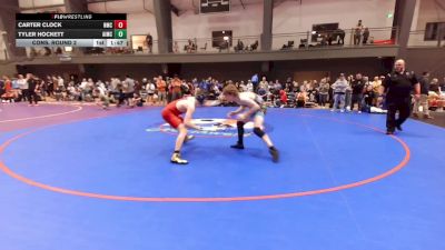 U16 FS - 144 lbs Cons. Round 2 - CARTER CLOCK, Newberg Mat Club vs Tyler Hockett, Askeo International Mat Club
