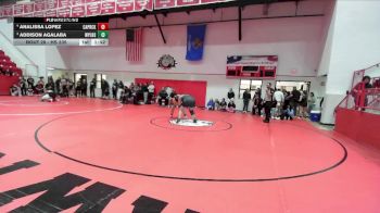 HS 235 lbs 3rd Place Match - Analissa Lopez, Amarillo Caprock vs Addison Agalaba, Canyon West Plains