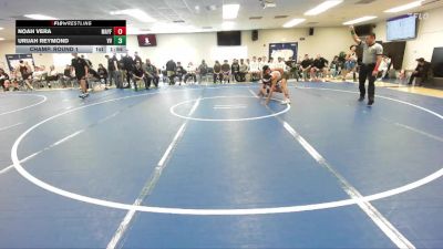 132 lbs Champ. Round 1 - Urijah Reymond, Victor Valley vs Noah Vera, Mayfair