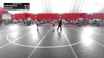 82 lbs Cons. Round 2 - Ryker DuChateau, X-Factor Elite Wrestling vs Oliver Ohly, Wrestling Factory
