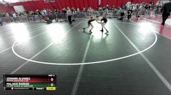 97 lbs Quarterfinal - Jovanni Alvarez, Ringers Wrestling Club vs Malakai Barker, Victory School Of Wrestling