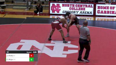 197 lbs Jon Kratz, North Central vs Elvis Muja, Carthage College