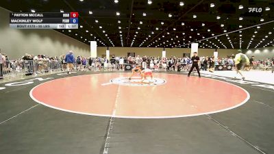 95 lbs Champ. Round 2 - Payton McCall, Broken Arrow vs Mackinley Wolf, Ponca City Girls Wrestling