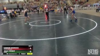 AA 138 lbs Quarterfinal - Connor Warnock, Wilson Central vs Noah Creque, Siegel