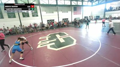 156-170 lbs Cons. Round 2 - Sawyer Hudspeth, PORTA/Havana vs Andols Banter, South Adams