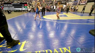 58 lbs Semifinal - Jolee Bryant, F-5 Grappling vs Paisley Tucker, Team Guthrie Wrestling