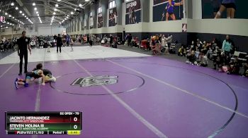 70 lbs Cons. Round 4 - Steven Molina Iii, Sentinels Wrestling Academy vs Jacinto Hernandez, Takedown-City Wrestling