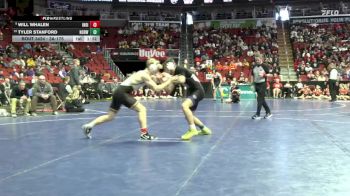 3A-175 lbs Cons. Round 3 - Will Whalen, Indianola vs Tyler Stanford, Norwalk