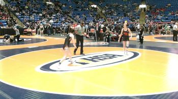 120 lbs Quarterfinal - Angelina Gochis, Maple Park (Kaneland) vs Ava Enright, Chicago (Marist)