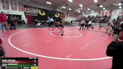 120 lbs Cons. Round 6 - Ruby Ortega, Centennial (Bakersfield) vs Svea Gonzalez, Benicia