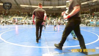 68 lbs Round Of 16 - Hanna Hensen, Kodiak Attack vs Heavyn Woods, Takedown Elite