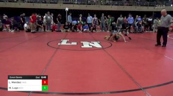 110 lbs Consolation - Leland Mendez, Chesapeake vs Mason Lugo, Bayville