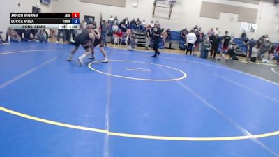 157 lbs Cons. Semis - Jaxon Ingram, JET HOUSE vs Lucca Villa, TW Wrestling