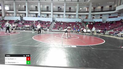 133 lbs Quarterfinal - Dyson Dunham, Virginia Military Institute vs Dominic Ditomasso, Tennessee-Chattanooga