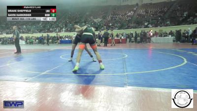 118 lbs Round Of 16 - Drake Sheffield, Lincoln Christian vs Gavin Harkrider, Midwest City JH