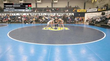 174 lbs 3rd Place Match - Anthony Erickson, Central Missouri vs Zeke Waltz, McKendree