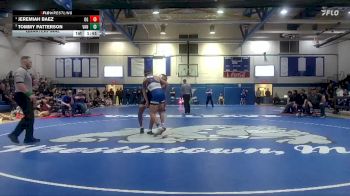 138 lbs Quarterfinal - Tommy Patterson, Vancleave High School vs Jeremiah Baez, Oak Grove HS