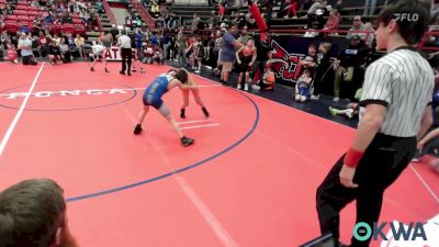 85 lbs Consi Of 4 - Lincoln McMillen, Tonkawa Takedown Club vs Jackson Dugan, Kansas Young Guns