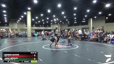 106 lbs Semis & 5th Wb (32 Team) - Dominik Baxter, PWC vs Aiden Hensley, Gulf Coast WC