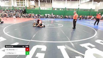 170 lbs Round Of 32 - Devin Downes, Plainedge vs Jared Marine, Oceanside