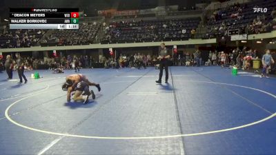 120 lbs Round 4 - Deacon Meyers, West Salem Bangor vs Walker Borkovec, Askren Wrestling Academy