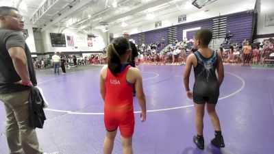 77 lbs Final - Luci Tiankee, Bitetto Trained Wrestling vs Travis Wilson, All I See Is Gold Academy