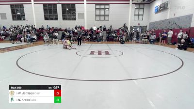 144 lbs Consi Of 8 #1 - Wilson Jamison, Christian Brothers vs Nicholas Arado, Charlotte Country Day