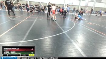 95-97 lbs Round 1 - Jacob Miller, Scrap Yard Garage Wrestling vs Preston Axtman, INWTC