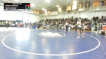 145 lbs Quarterfinal - Jeszika Spraglin, Cypress vs Maiya Bradley, Vista Murrieta